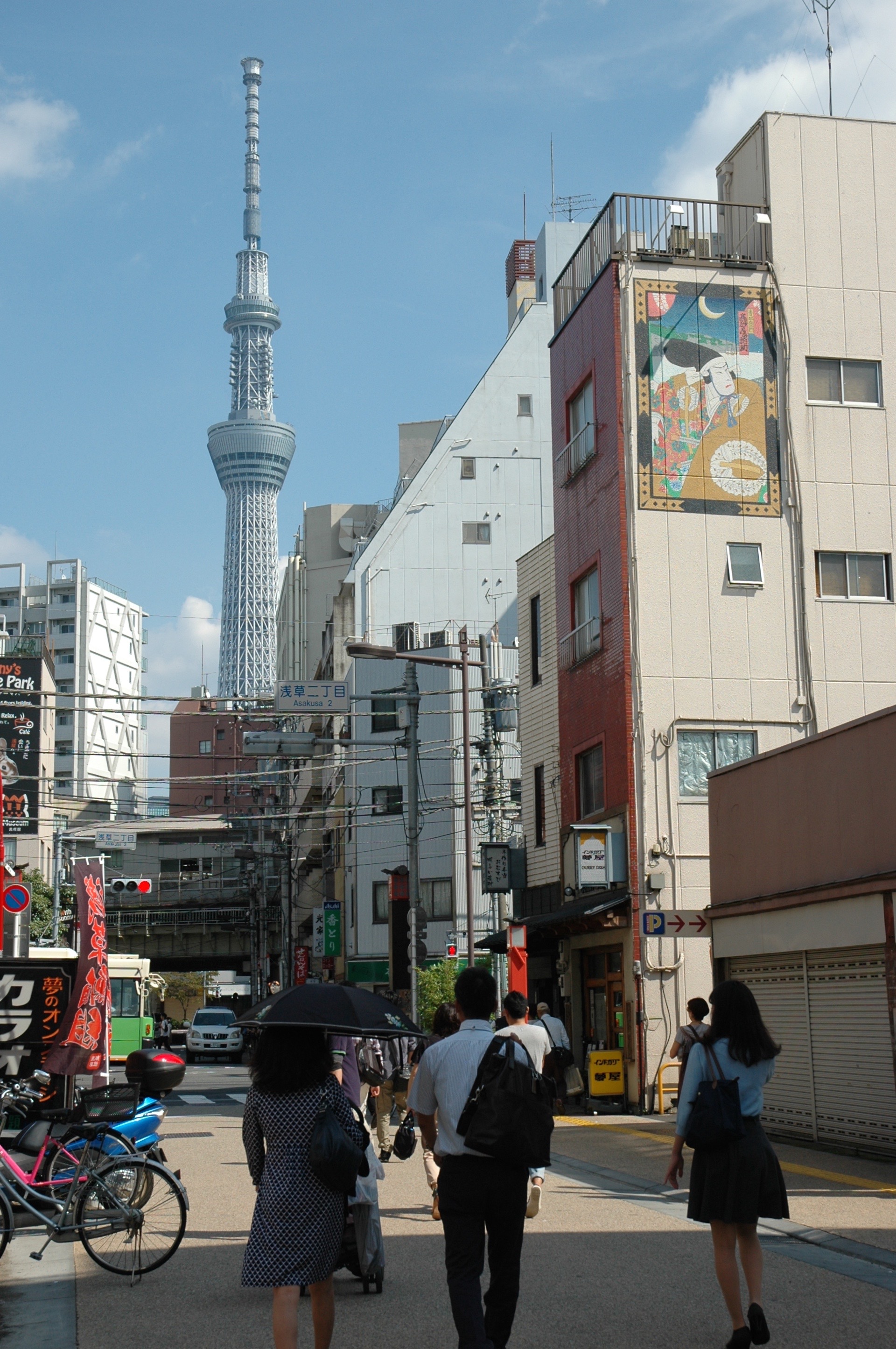 Tokyo Sky Tree from Asakusa